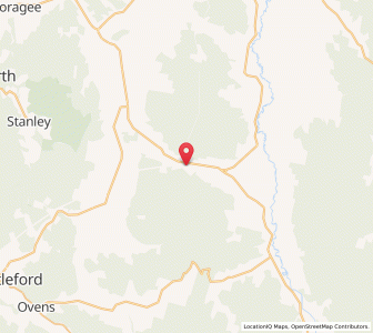 Map of Glen Creek, VictoriaVictoria