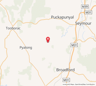 Map of Glenaroua, VictoriaVictoria