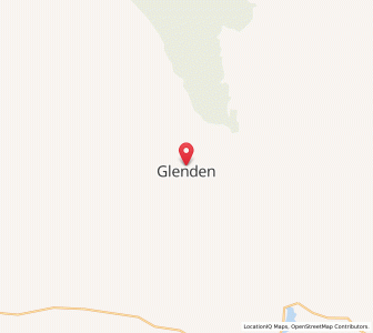 Map of Glenden, Queensland