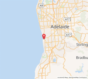 Map of Glenelg, South Australia