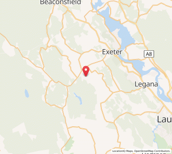 Map of Glengarry, TasmaniaTasmania