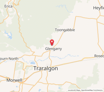Map of Glengarry, VictoriaVictoria