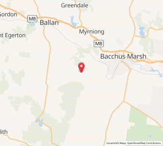 Map of Glenmore, VictoriaVictoria