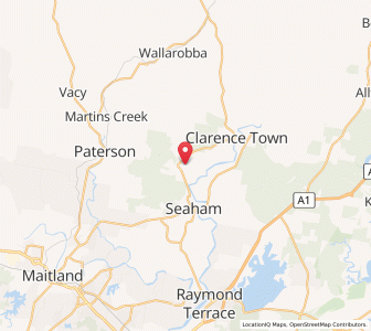 Map of Glenoak, New South Wales