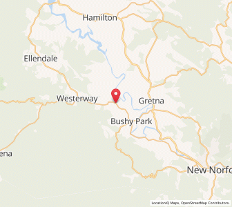 Map of Glenora, TasmaniaTasmania