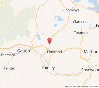 Map of Glenore Grove, Queensland