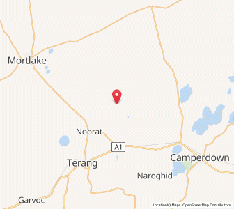 Map of Glenormiston North, VictoriaVictoria