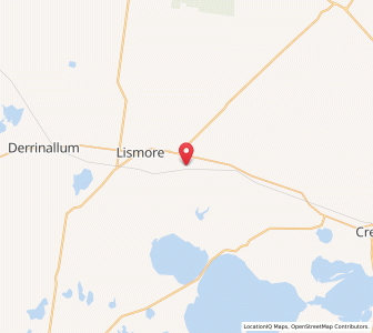 Map of Gnarkeet, VictoriaVictoria