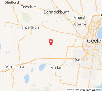 Map of Gnarwarre, VictoriaVictoria