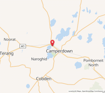 Map of Gnotuk, VictoriaVictoria