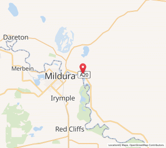 Map of Gol Gol, New South Wales