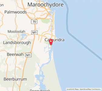 Map of Golden Beach, Queensland