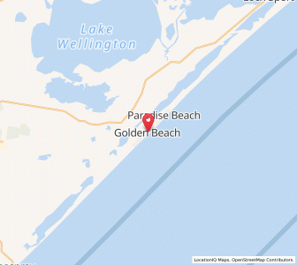 Map of Golden Beach, VictoriaVictoria