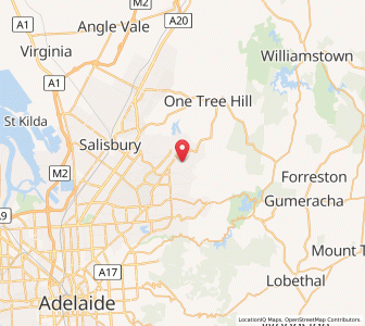 Map of Golden Grove, South Australia