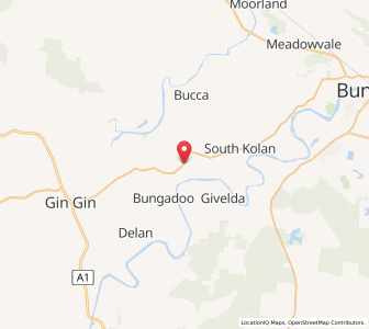 Map of Goondoon, Queensland