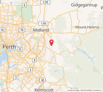 Map of Gooseberry Hill, Western Australia