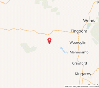 Map of Gordon Brook, Queensland