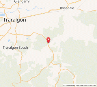 Map of Gormandale, VictoriaVictoria