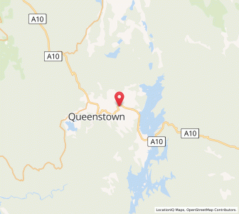 Map of Gormanston, TasmaniaTasmania