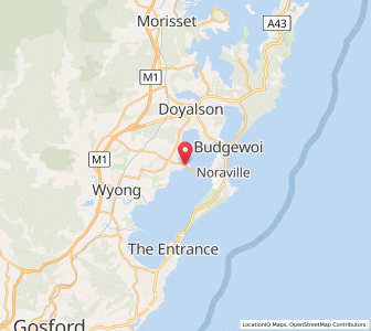 Map of Gorokan, New South Wales