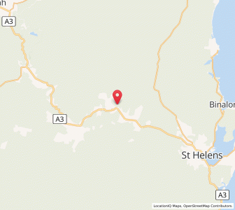 Map of Goshen, TasmaniaTasmania