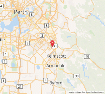 Map of Gosnells, Western Australia