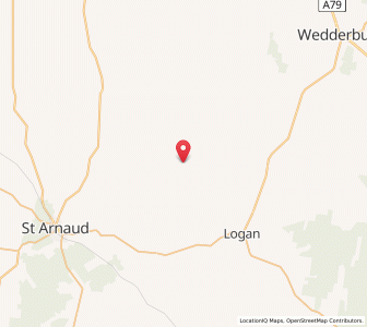 Map of Gowar East, VictoriaVictoria