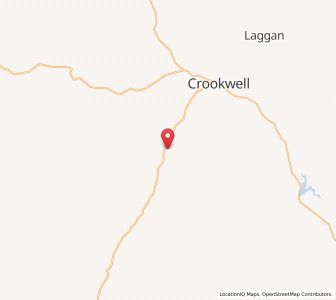 Map of Grabben Gullen, New South Wales