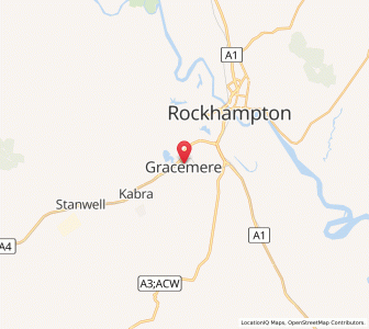 Map of Gracemere, Queensland