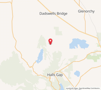 Map of Grampians, VictoriaVictoria