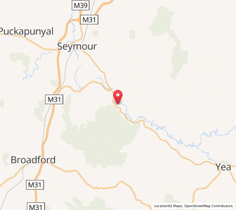 Map of Granite, VictoriaVictoria