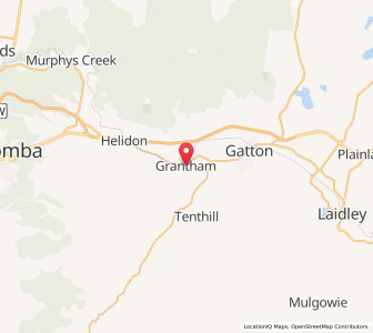 Map of Grantham, Queensland