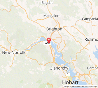 Map of Granton, TasmaniaTasmania