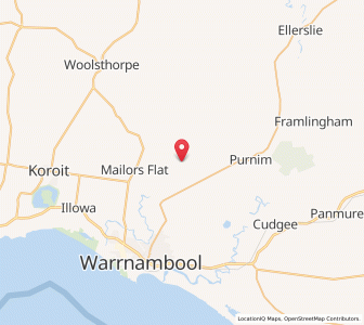 Map of Grassmere, VictoriaVictoria