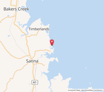 Map of Grasstree Beach, Queensland