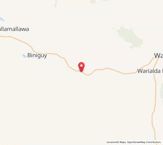 Map of Gravesend, New South Wales