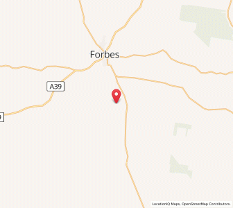 Map of Grawlin Plains, New South Wales