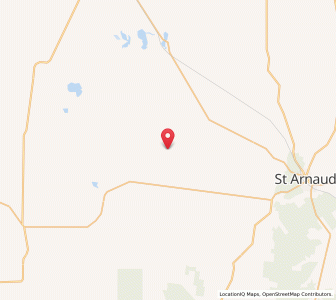 Map of Gre Gre North, VictoriaVictoria