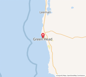 Map of Green Head, Western Australia