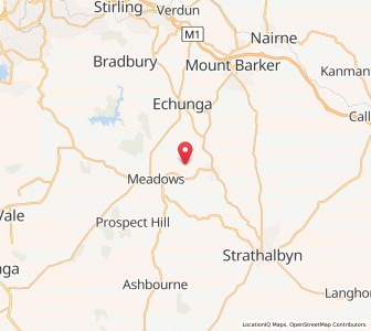 Map of Green Hills, South Australia