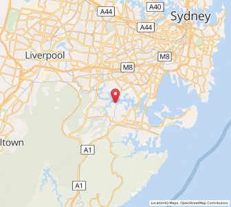 Map of Green Point, New South Wales