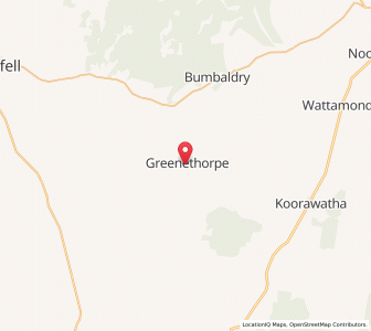 Map of Greenethorpe, New South Wales