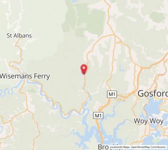 Map of Greengrove, New South Wales