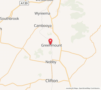 Map of Greenmount, Queensland