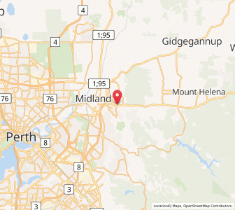 Map of Greenmount, Western Australia