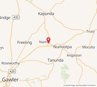 Map of Greenock, South Australia