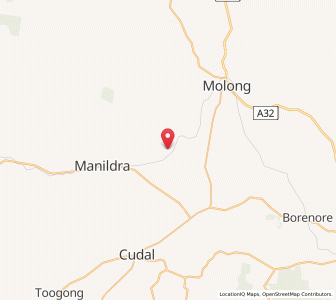 Map of Gregra, New South Wales