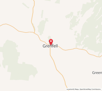 Map of Grenfell, New South Wales