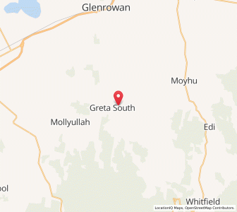 Map of Greta South, VictoriaVictoria