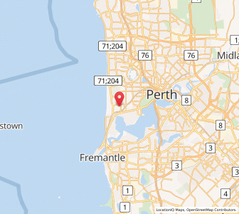 Map of Greylands, Western Australia